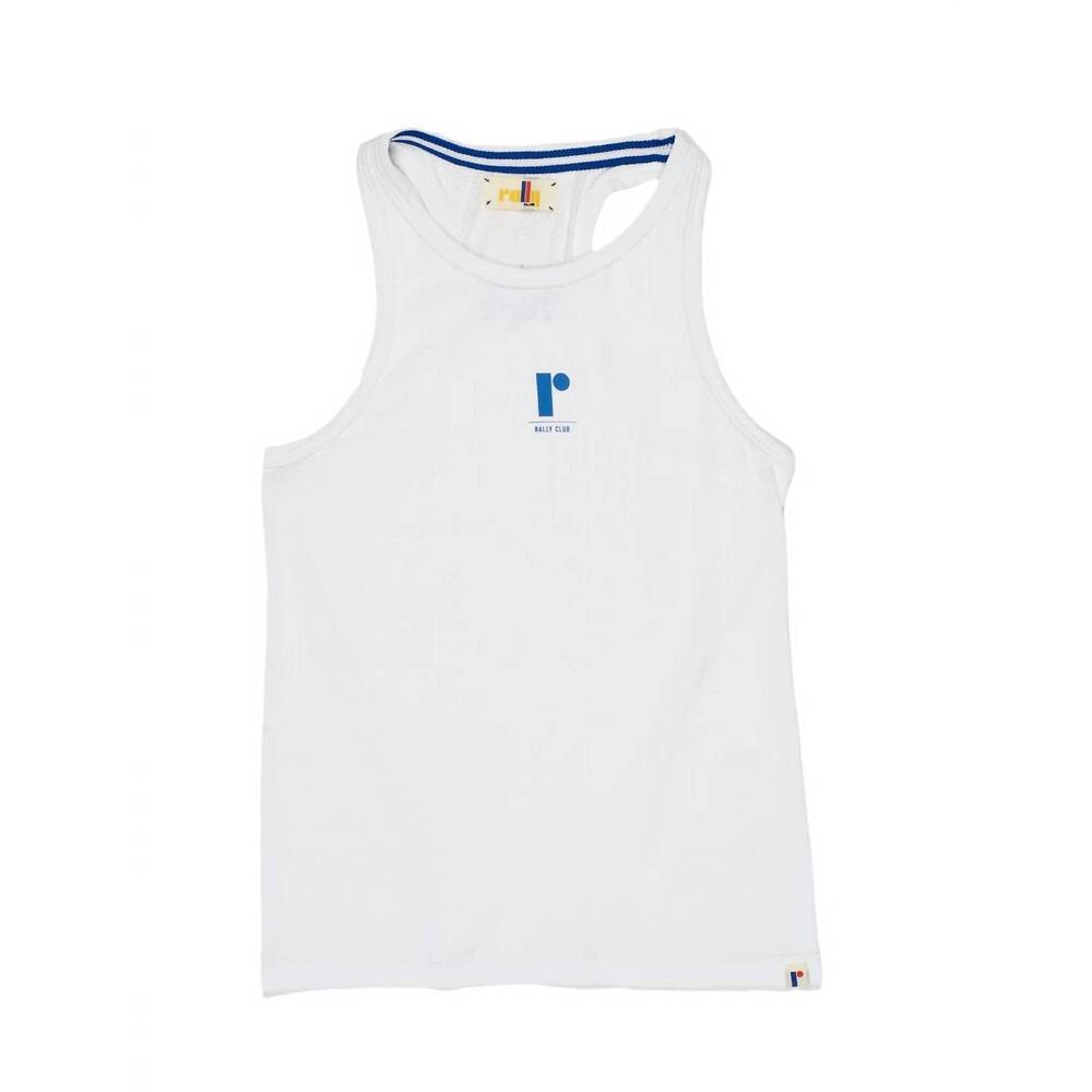 NEW RALLY CLUB women's serena pointelle tank top in white